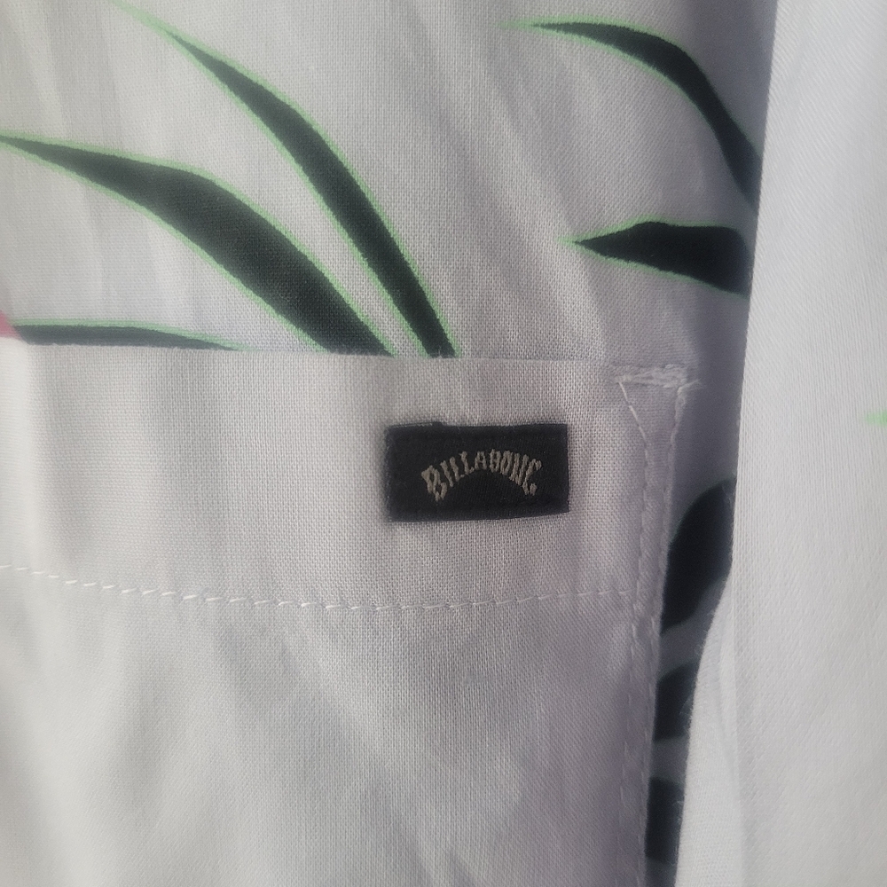Billabong Tropical Print Shirt - Black and Green - Picture 4 of 10
